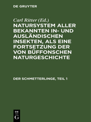 cover image of Der Schmetterlinge, Teil 1